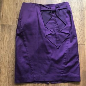 Purple Pencil skirt